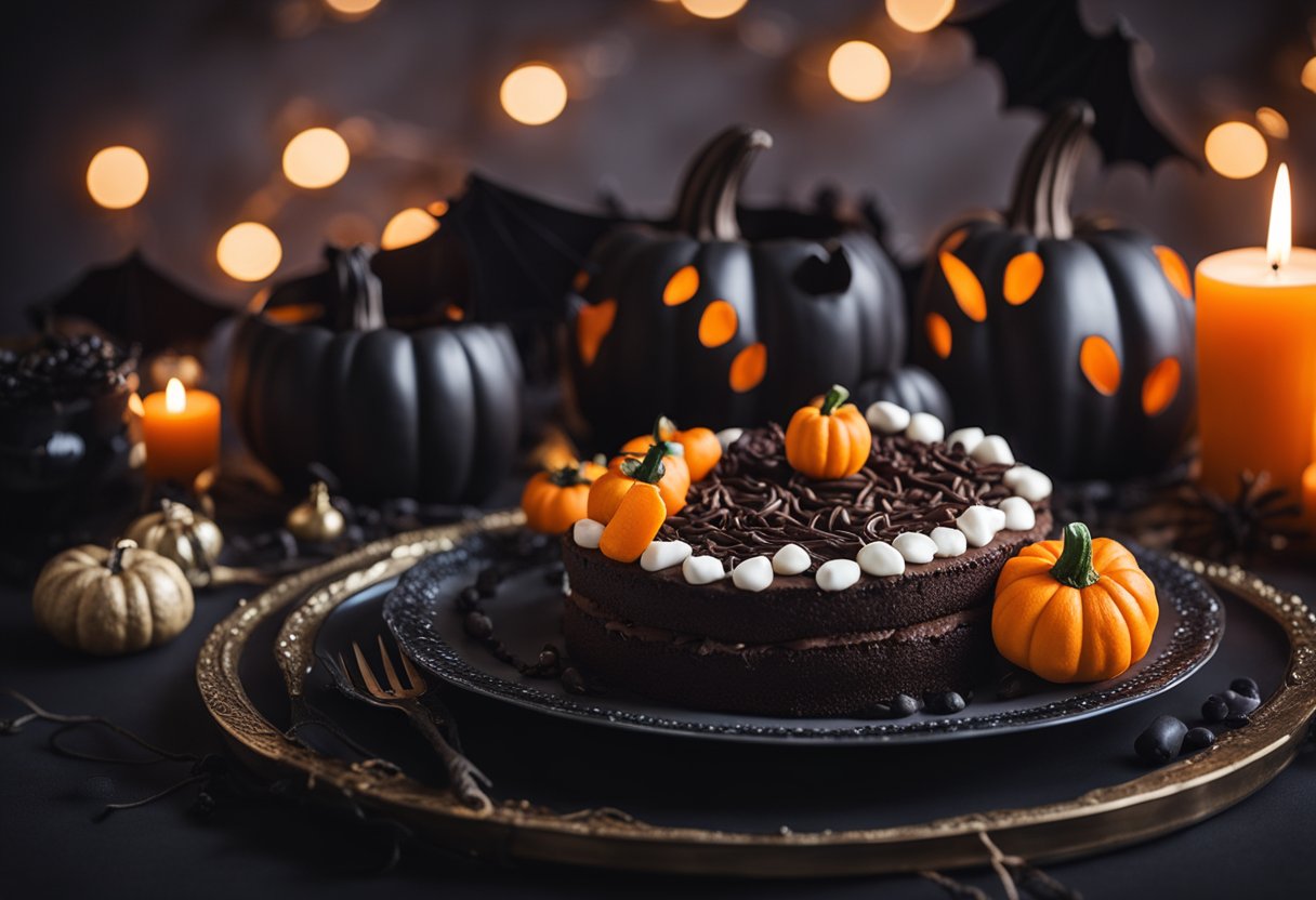 Easy Halloween Chocolate Cake Recipe