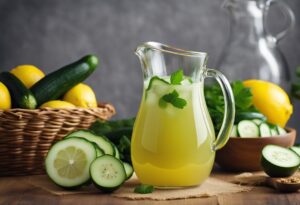 Cucumber Ginger and Lemon Juice | A Refreshing and Healthy Beverage