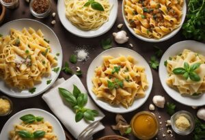 Italian pasta dishes