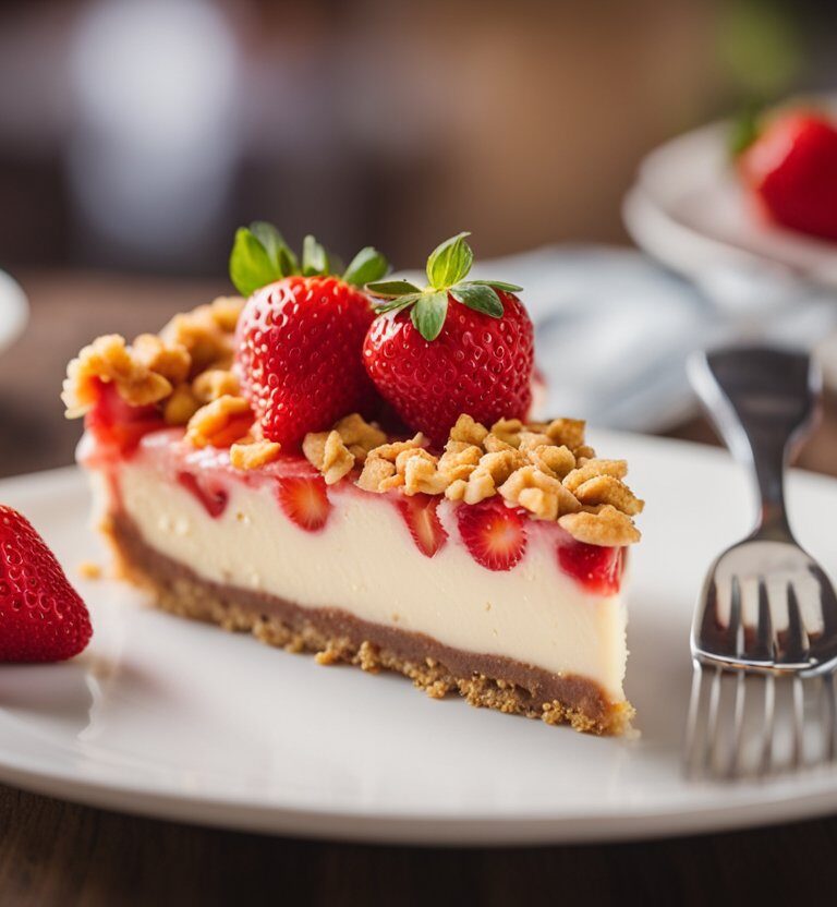 5 Strawberry Crunch Cheesecake Delight