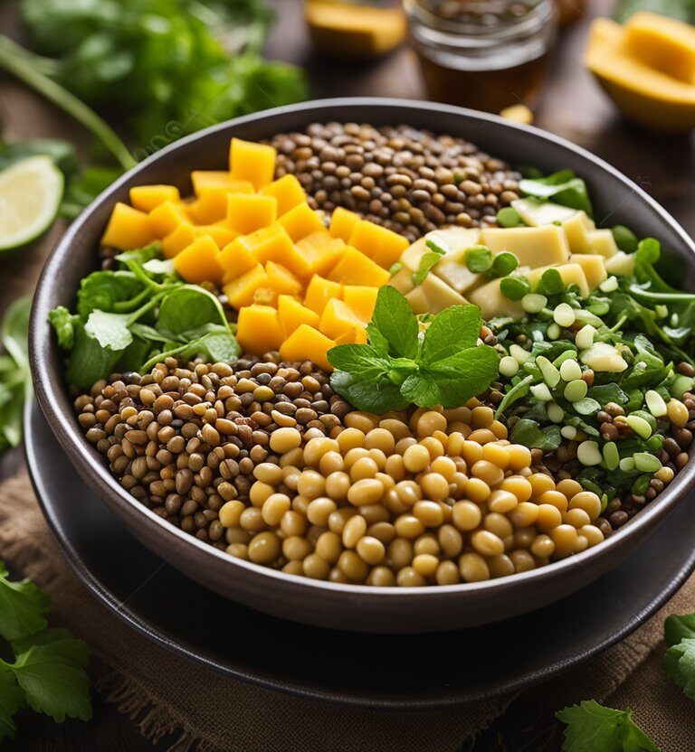  A Nutritious Lentil Mango Salad