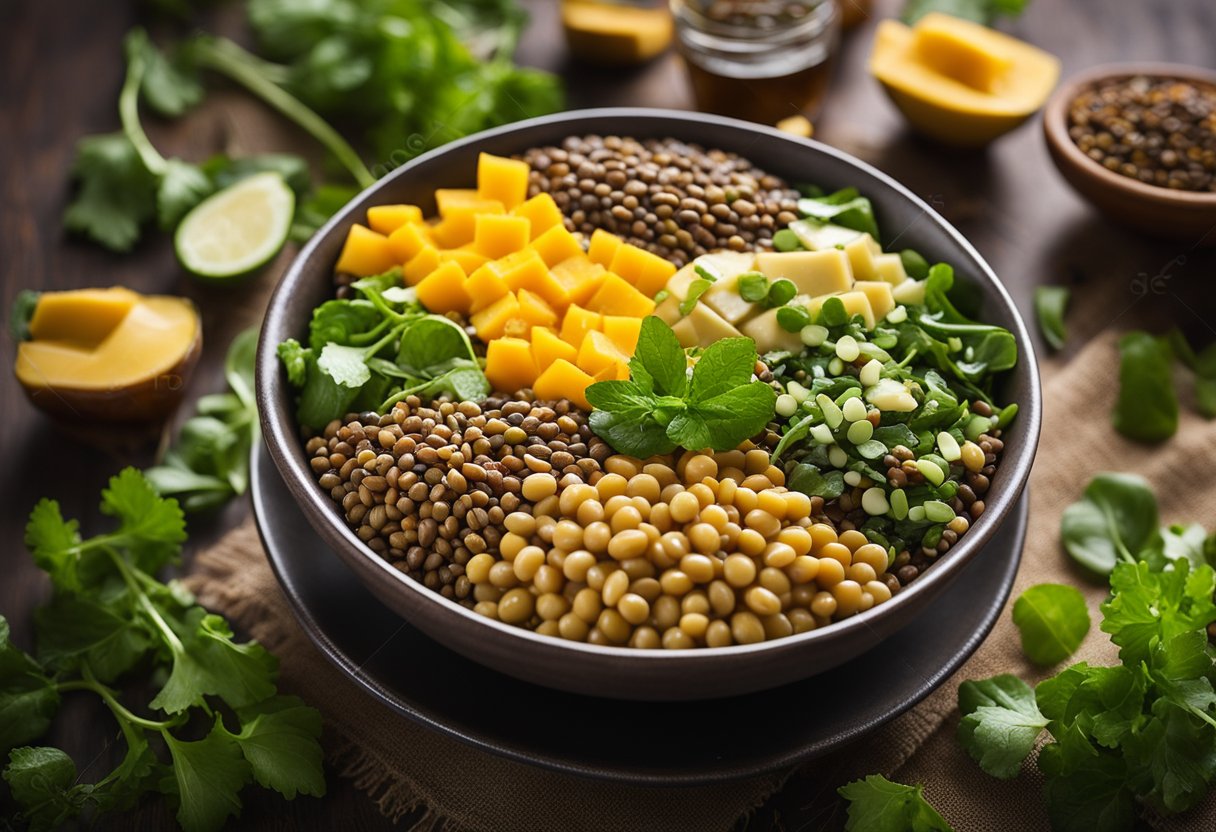 Lentil Mango Salad